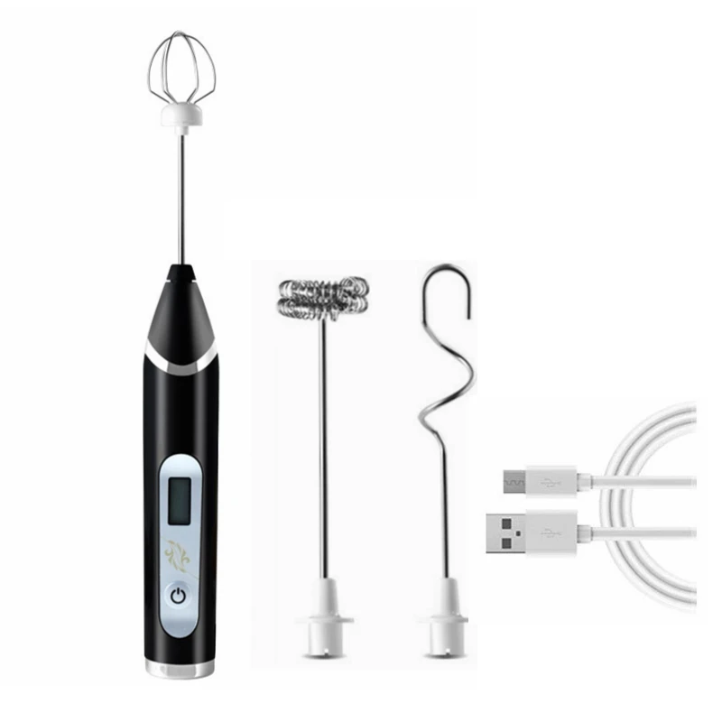 New Electric Cake Mixer Handheld Blender Egg Beater Milk Frother With USB Charger Whisk For Bulletproof Coffee Latte Cappuccino
New Electric Cake Mixer Handheld Blender Egg Beater Milk Frother With USB Charger Whisk For Bulletproof Coffee Latte Cappuccino