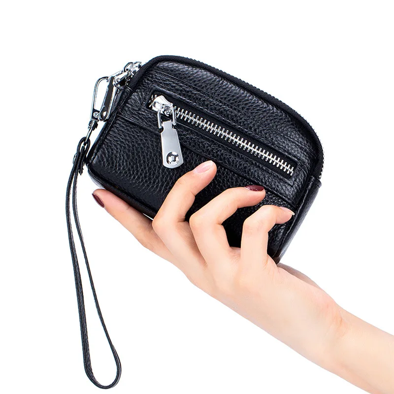 Women's Handbag Genuine Leather Credit Multi-Card Holder Double Zipper Coin Purse Lipstick Clutch Money Bag
Women's Handbag Genuine Leather Credit Multi-Card Holder Double Zipper Coin Purse Lipstick Clutch Money Bag