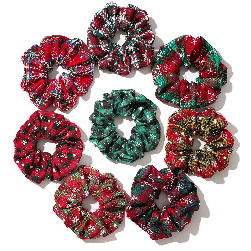 Christmas Women's Snowflake Plaid Elastic Hair Band Holiday Hair Tie Headdress Girl Hair Accessories Gift Ponytail Hair Bundle
Christmas Women's Snowflake Plaid Elastic Hair Band Holiday Hair Tie Headdress Girl Hair Accessories Gift Ponytail Hair Bundle