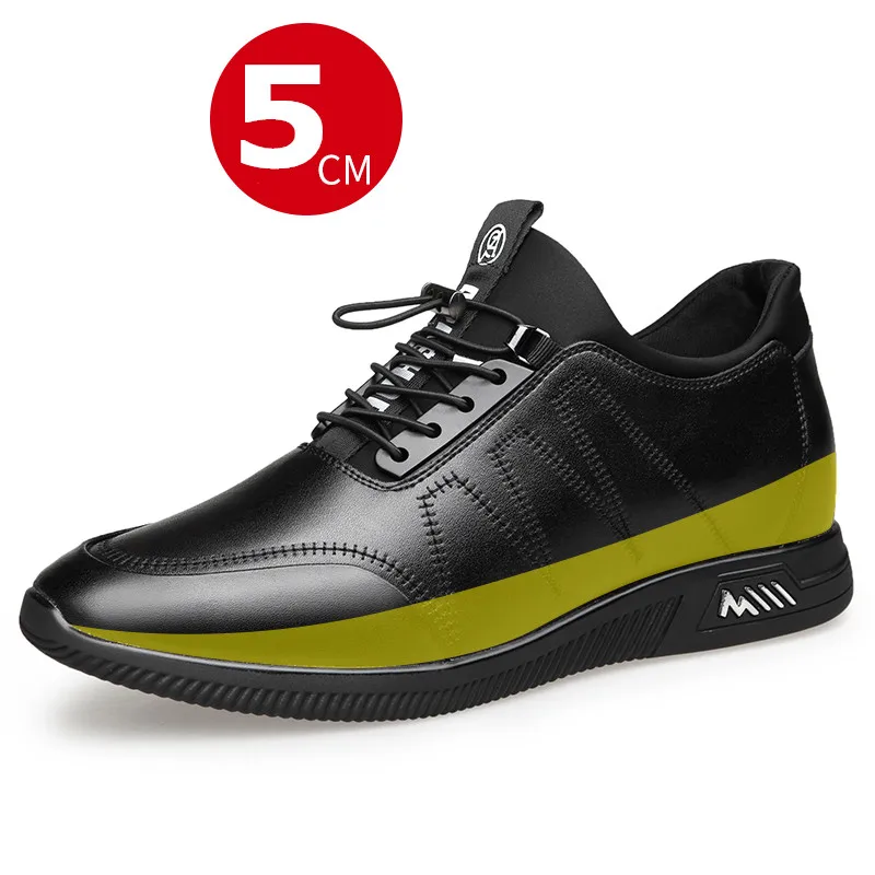 Misalwa 5 CM Height Increase Leather Casual Men Sneakers Men Elevator Shoes Thick Sole Young Men Daily Footwear Spring/Winter
Misalwa 5 CM Height Increase Leather Casual Men Sneakers Men Elevator Shoes Thick Sole Young Men Daily Footwear Spring/Winter