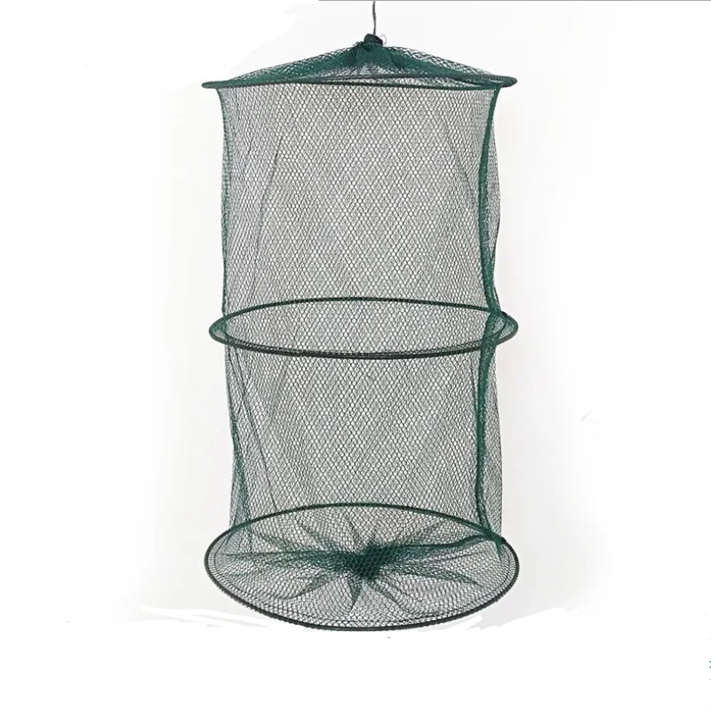1 PCS Two Layers Portable Fishing Net Fish Shrimp Mesh Cage Cast Net Fishing Trap Network Foldable Fishing Net Tackle
1 PCS Two Layers Portable Fishing Net Fish Shrimp Mesh Cage Cast Net Fishing Trap Network Foldable Fishing Net Tackle