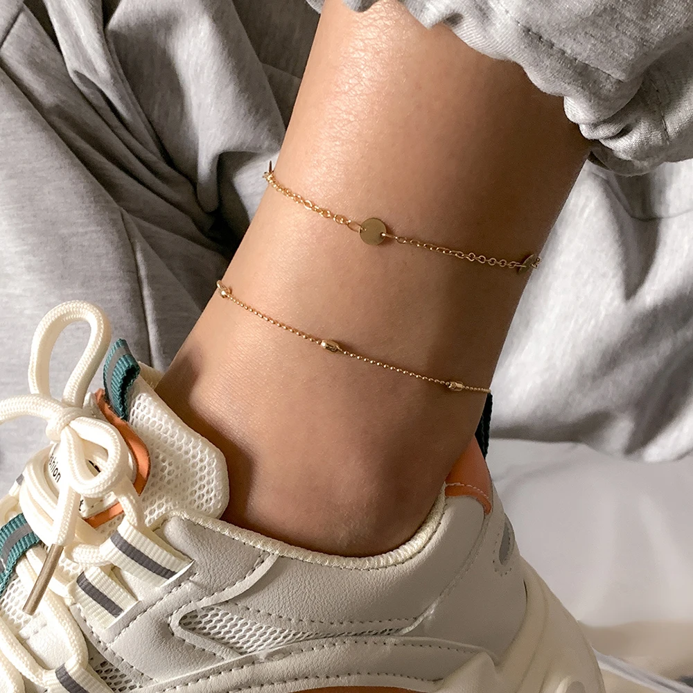 Ingemark Minimalism Sequins Oval Beads Chain Anklets Female Summer Beach Anklet Foot Ankle Bracelets for Women Boho Jewelry 2021
Ingemark Minimalism Sequins Oval Beads Chain Anklets Female Summer Beach Anklet Foot Ankle Bracelets for Women Boho Jewelry 2021