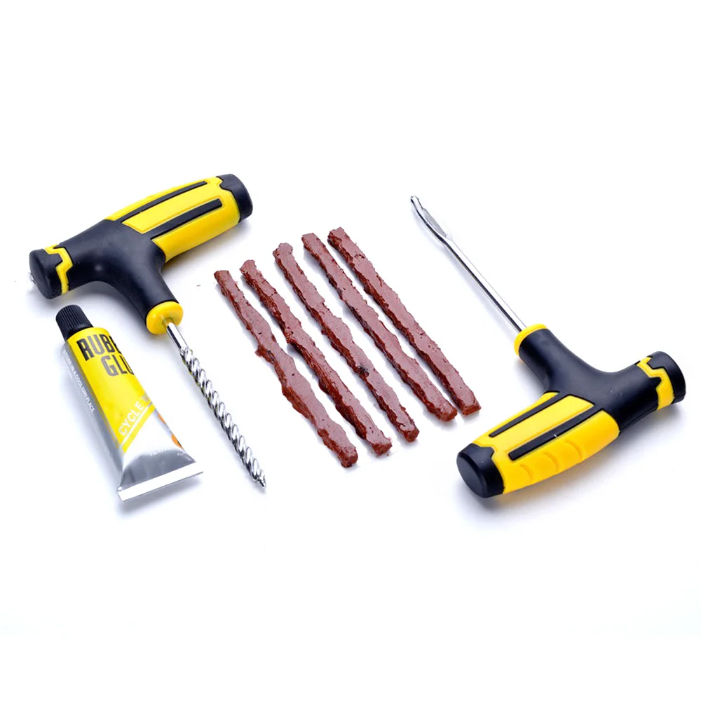 New Car Tire Repair Tool Kit Auto Bike Tubeless Emergency Tyre Fast Puncture Plug Repiar Block Car Accessories Repair Tools
New Car Tire Repair Tool Kit Auto Bike Tubeless Emergency Tyre Fast Puncture Plug Repiar Block Car Accessories Repair Tools