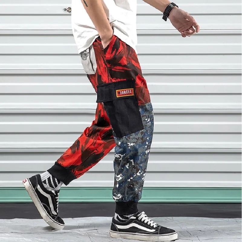 2020 Patchwork Men Cargo Pants Men Multi-Pocket Joggers Pants Military Overalls Japanese Harajuku Streetwear Trousers
2020 Patchwork Men Cargo Pants Men Multi-Pocket Joggers Pants Military Overalls Japanese Harajuku Streetwear Trousers