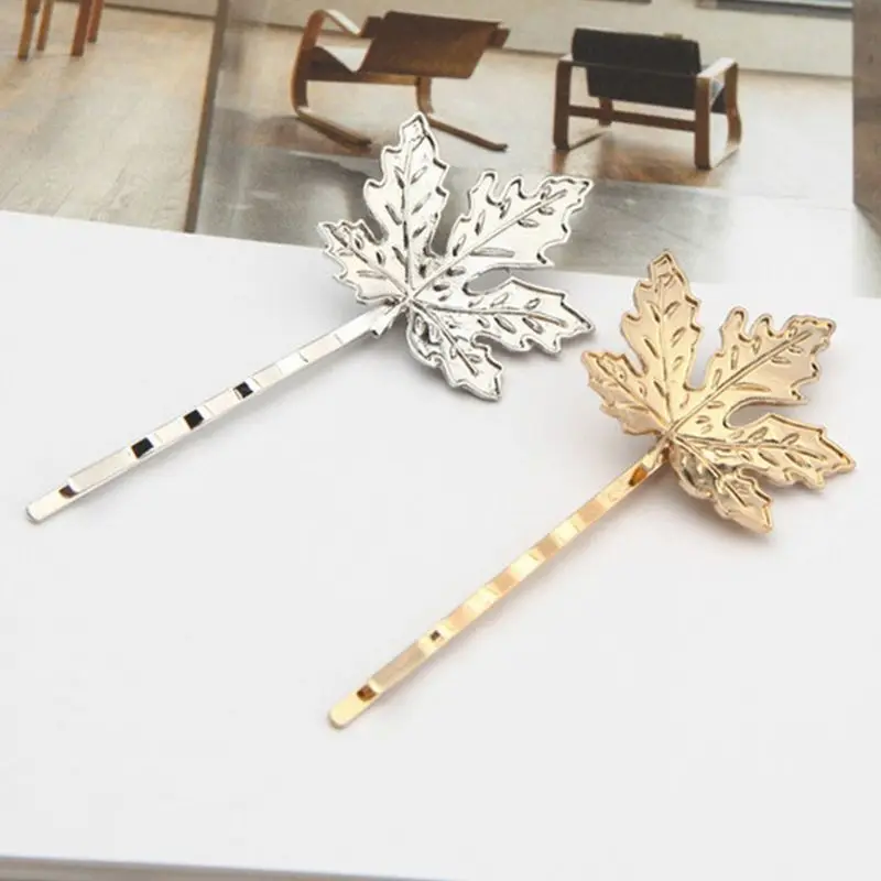 5Pcs Women Alloy Bobby Pin Hair Clip Gold Silver Metal Maple Leaf Bridal Hairpin Korean Elegant Side Bangs DIY Barrettes
5Pcs Women Alloy Bobby Pin Hair Clip Gold Silver Metal Maple Leaf Bridal Hairpin Korean Elegant Side Bangs DIY Barrettes