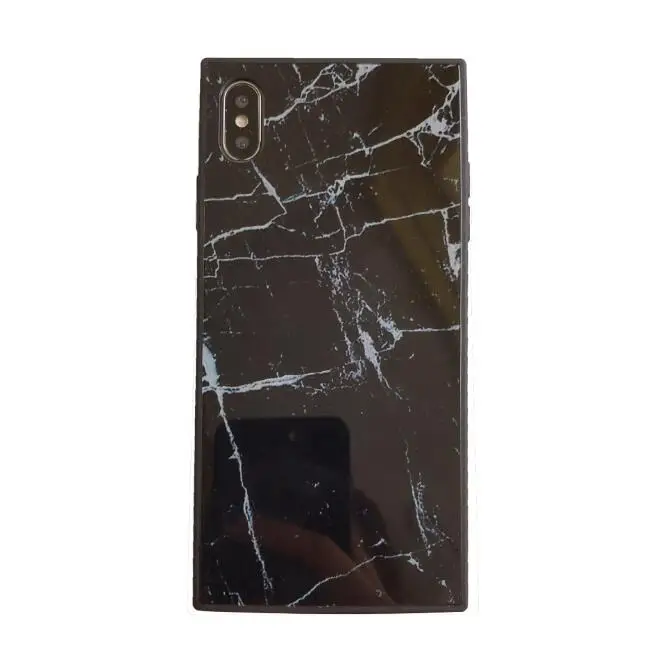 Мягкий чехол для iPhone 7 6s 6 8 Plus 5 5s SE X 10 XR XS Max мраморный камень ГЕЛЕВЫЙ черный белый |