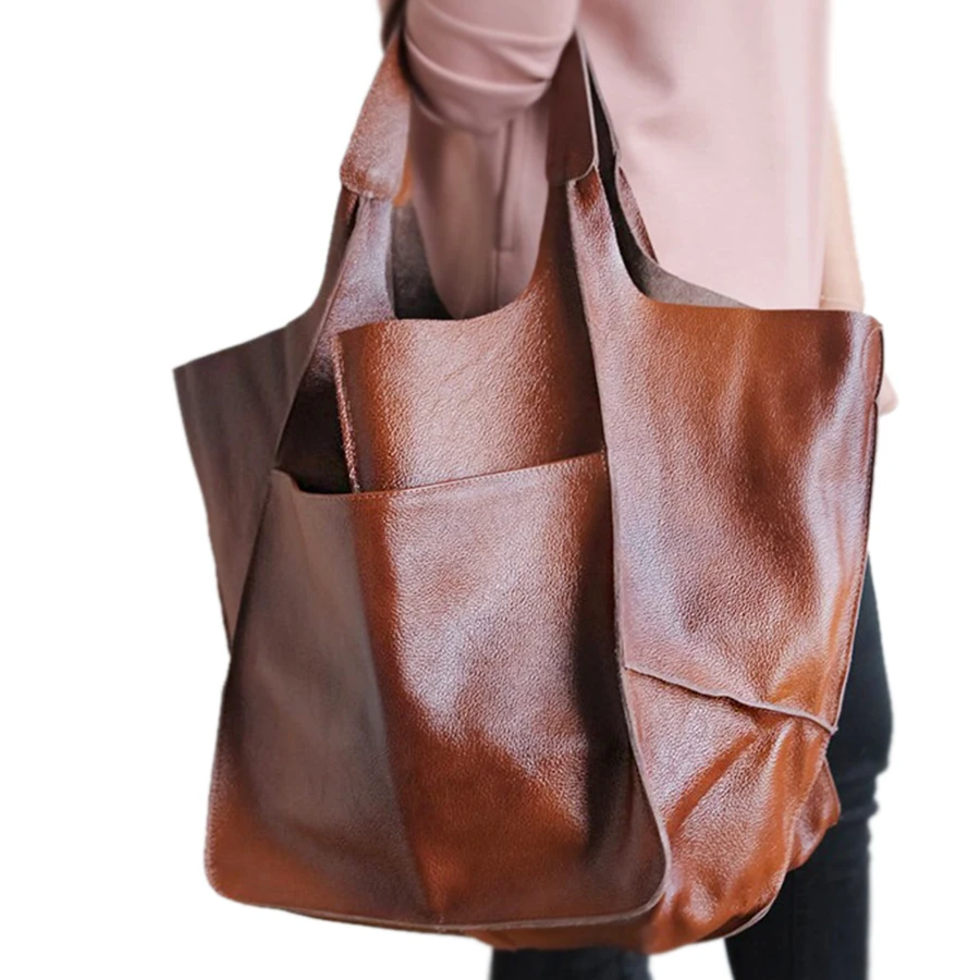 Vintage Large Capacity Handbag Women's Handbag Old Metal Appearance Luxury Soft PU Leather Shoulder Bag Leisure Large Handbag
Vintage Large Capacity Handbag Women's Handbag Old Metal Appearance Luxury Soft PU Leather Shoulder Bag Leisure Large Handbag