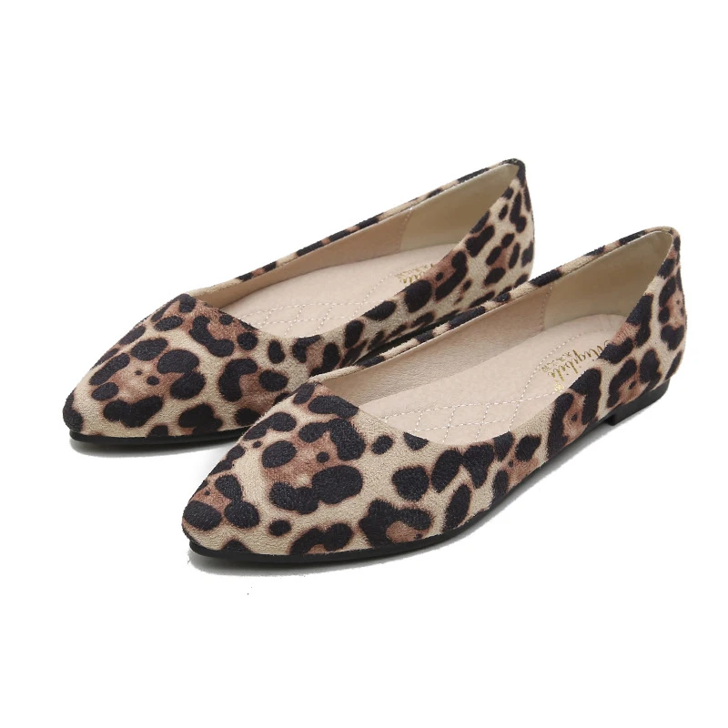 Women Shoes Casual Flat Shoes pointed Suede Women Fashion Comfortable Leopard Shoes Breathable and Comfortable Walking Shoes
Women Shoes Casual Flat Shoes pointed Suede Women Fashion Comfortable Leopard Shoes Breathable and Comfortable Walking Shoes
