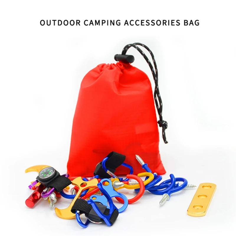 Camping Gadget Pouch Portable Hiking Travel Equipment Bag Portable Wind Buckle Accessory Activities Bag Outdoor Tool
Camping Gadget Pouch Portable Hiking Travel Equipment Bag Portable Wind Buckle Accessory Activities Bag Outdoor Tool