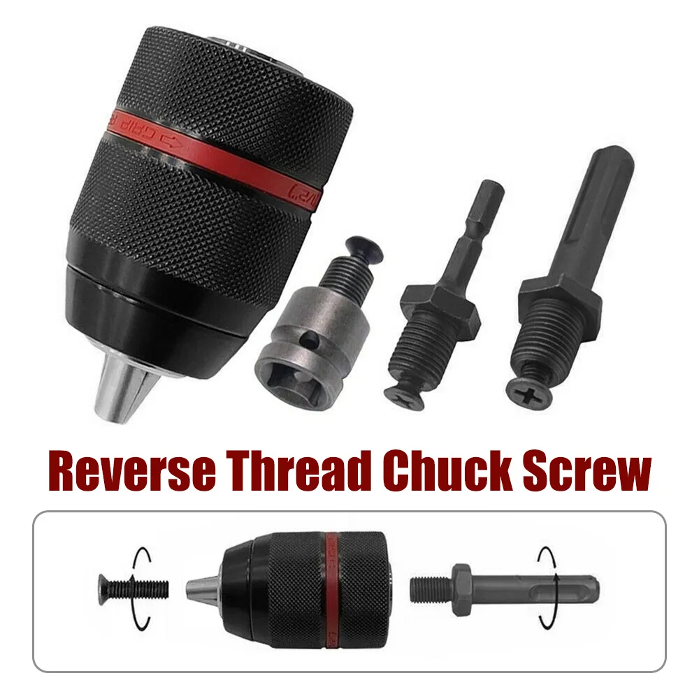 Metal Heavy Duty 1/2-20UNF 13mm Keyless Drill Chuck Hex Shank/SDS/Socket Square Female Adaptor Hardware Tool for Rotary Hammer
Metal Heavy Duty 1/2-20UNF 13mm Keyless Drill Chuck Hex Shank/SDS/Socket Square Female Adaptor Hardware Tool for Rotary Hammer