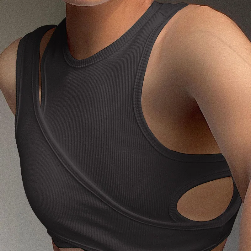 2021 New Two-piece Crop Tops Women Summer Fashion Sleeveless O Neck White Solid Hollow Out Vest Sexy High Street Woman Camis
2021 New Two-piece Crop Tops Women Summer Fashion Sleeveless O Neck White Solid Hollow Out Vest Sexy High Street Woman Camis