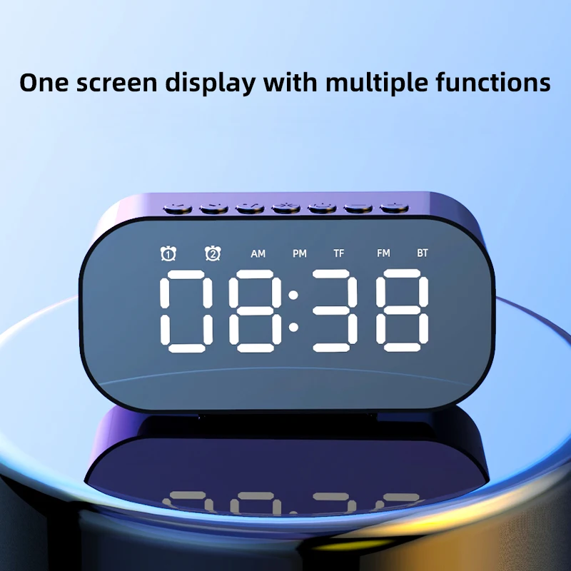 Bluetooth Speaker FM Radio HIFI TF Card MP3 Music Player Speaker With LED Display Home Large Volume Alarm Clock Speaker
Bluetooth Speaker FM Radio HIFI TF Card MP3 Music Player Speaker With LED Display Home Large Volume Alarm Clock Speaker