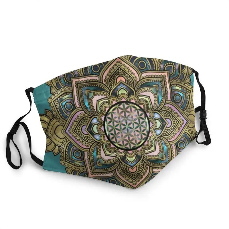 Flower Of Life In Lotus Marble And Gold Mask Anti Dust Mandala Pattern Face Mask Protection Men Women Respirator Mouth-Muffle
Flower Of Life In Lotus Marble And Gold Mask Anti Dust Mandala Pattern Face Mask Protection Men Women Respirator Mouth-Muffle