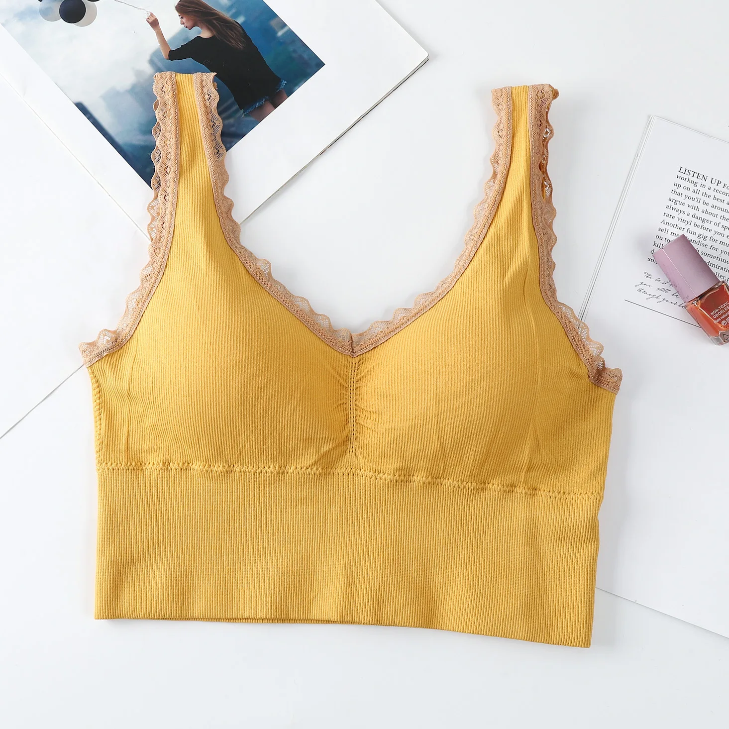 Linbaiway Bralette Sports Bra Vest for Women Sexy Lingerie Push Up Wireless Underwear Girls Sleeping Padded Tube Cropped Tops
Linbaiway Bralette Sports Bra Vest for Women Sexy Lingerie Push Up Wireless Underwear Girls Sleeping Padded Tube Cropped Tops