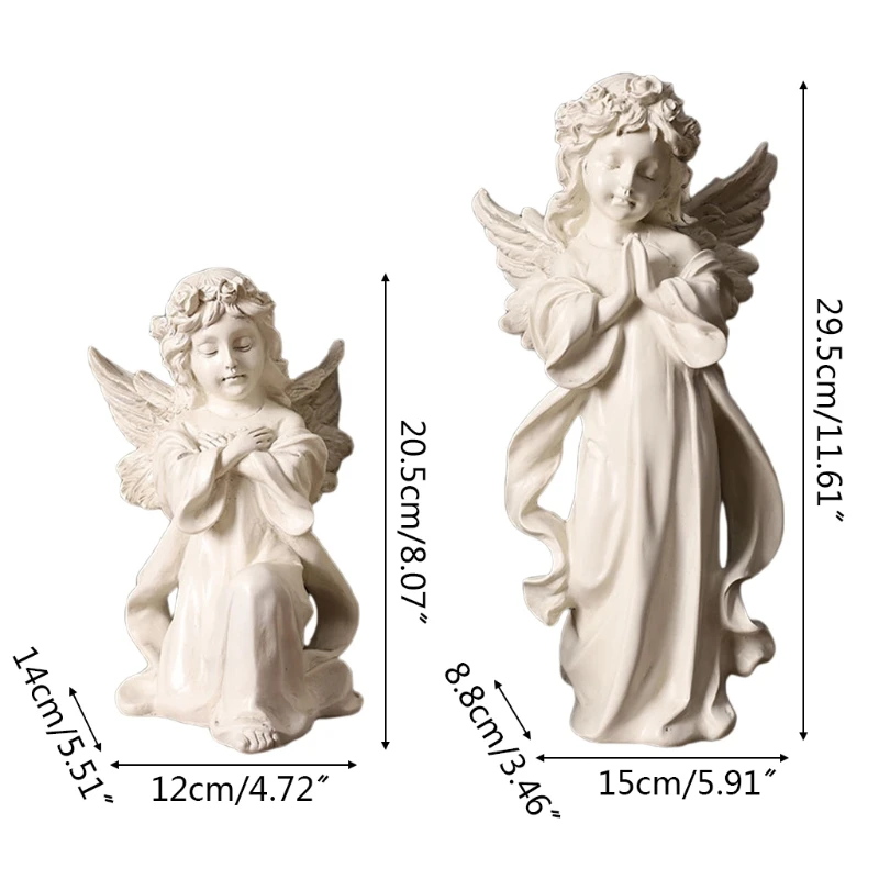 Nordic Praying Angel Sculpture Resin Craft Ornaments Fairy Figurines Desk Decor 28GF
Nordic Praying Angel Sculpture Resin Craft Ornaments Fairy Figurines Desk Decor 28GF