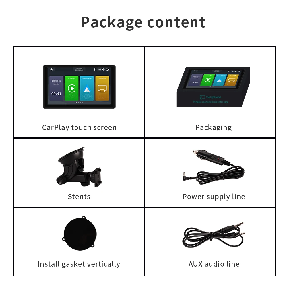 7 Inch Touch Screen Car Portable Wireless Apple CarPlay Tablet Android Radio Multimedia System Navigation for BMW.Mercedes
7 Inch Touch Screen Car Portable Wireless Apple CarPlay Tablet Android Radio Multimedia System Navigation for BMW.Mercedes