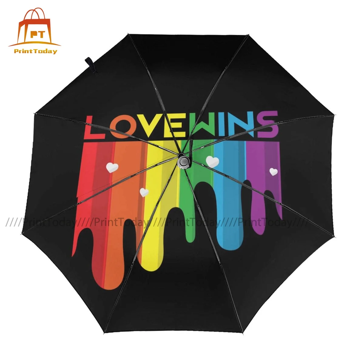Gay Pride Umbrella Elegant UV Protection Umbrella Automatic Painting Lightweight Trekking Umbrella
Gay Pride Umbrella Elegant UV Protection Umbrella Automatic Painting Lightweight Trekking Umbrella