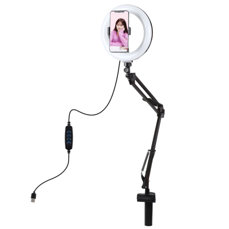 PULUZ 6 Inches Ring Light Bracket Set 20cm Foldable Storage 360Degrees Cantilever Frame Arc Surface Live Selfie Fill Light Set
PULUZ 6 Inches Ring Light Bracket Set 20cm Foldable Storage 360Degrees Cantilever Frame Arc Surface Live Selfie Fill Light Set