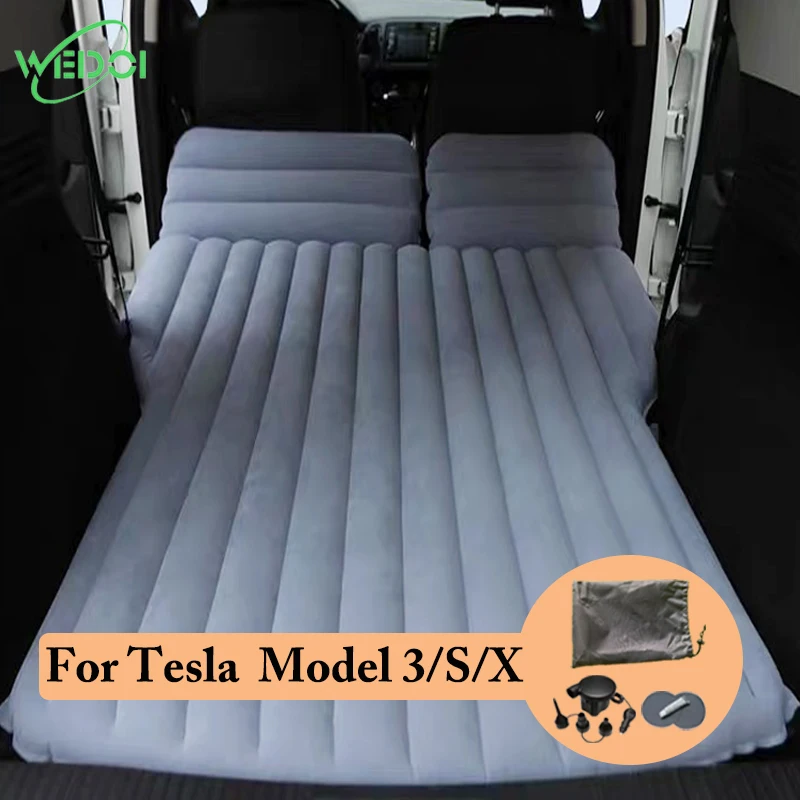 Car Inflatable Air Mattress Portable Camping Bed Cushion For Tesla Model 3/S/X Accessories
Car Inflatable Air Mattress Portable Camping Bed Cushion For Tesla Model 3/S/X Accessories