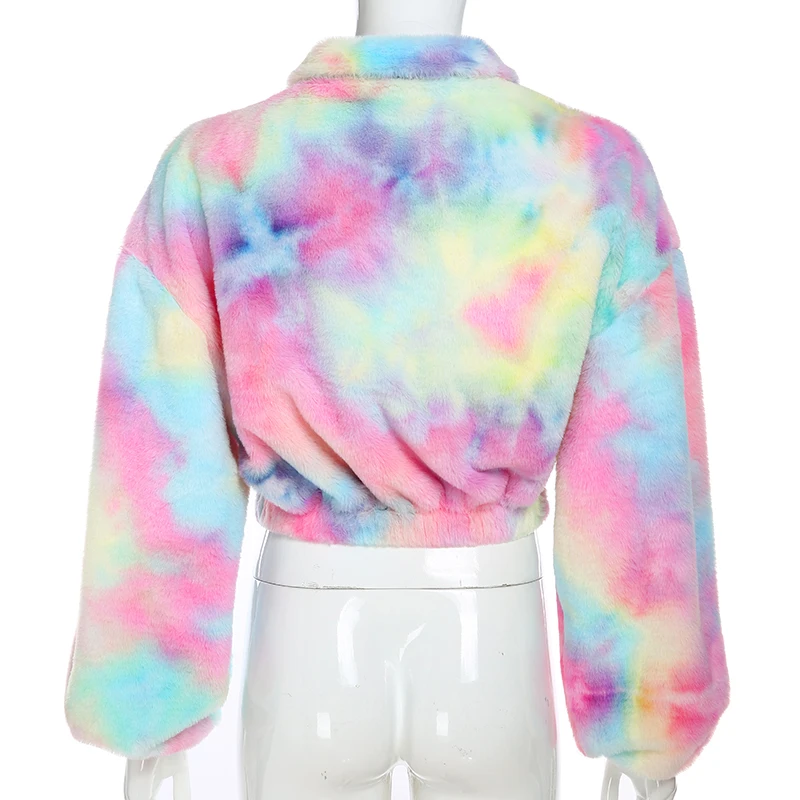 DropShipping Casual Furry Tie Dye Crop Top Hoodie Women Plush Long Sleeve Crop Sweatshirt Loose Casual Pullover Autumn Wiinter
DropShipping Casual Furry Tie Dye Crop Top Hoodie Women Plush Long Sleeve Crop Sweatshirt Loose Casual Pullover Autumn Wiinter