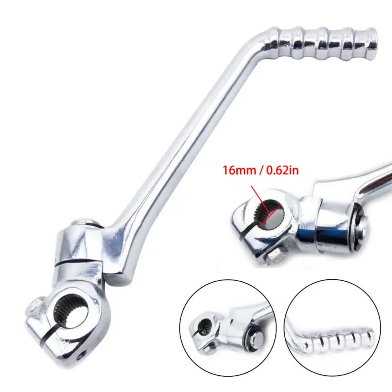 Motorcycles Kick Starter Lever Pedal For Kawasaki -KE KL KLX KX KDX KZs 125 175 200 50cc-160cc Universal Chrome Starter Lever
Motorcycles Kick Starter Lever Pedal For Kawasaki -KE KL KLX KX KDX KZs 125 175 200 50cc-160cc Universal Chrome Starter Lever