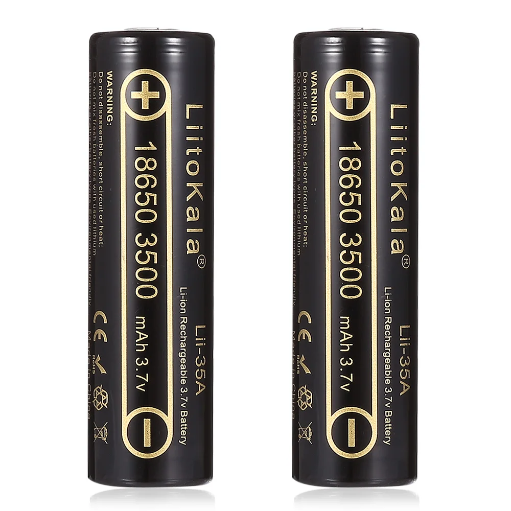100% Original LiitoKala Lii-35A 3.7V 3500mAh 10A Discharging Rechargeable Batteries For 18650 Battery/UAV
100% Original LiitoKala Lii-35A 3.7V 3500mAh 10A Discharging Rechargeable Batteries For 18650 Battery/UAV