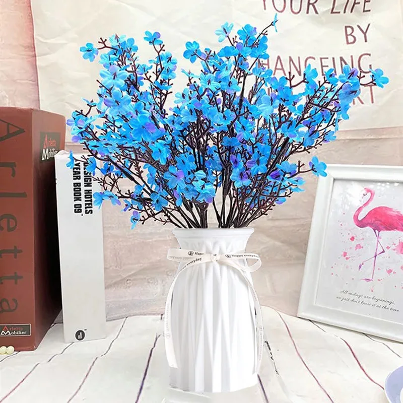 New Gypsophila Silk Flowers Fake Babysbreath Artificial Plant Blue Flowers Branch Wedding Party Home Backdrop Decor DIY Craft
New Gypsophila Silk Flowers Fake Babysbreath Artificial Plant Blue Flowers Branch Wedding Party Home Backdrop Decor DIY Craft