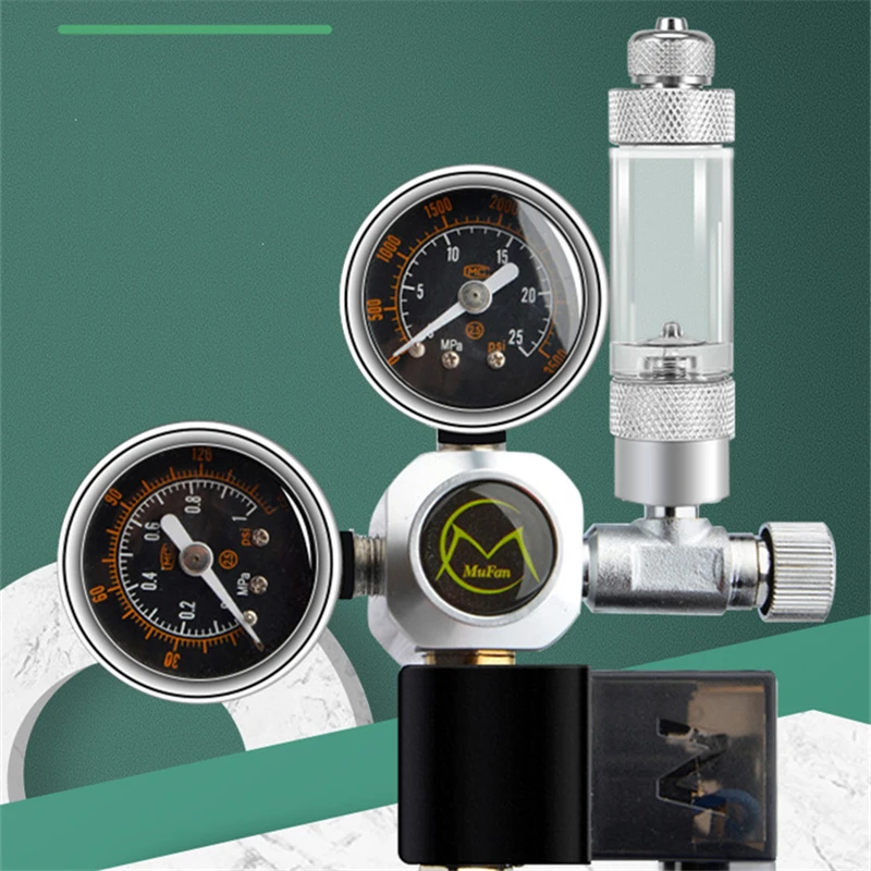 Aquarium CO2 Regulator Magnetic Solenoid Kit Check Valve Fish Tank Accessories Pressure Reducing Bubble Counter Reactor Generato
Aquarium CO2 Regulator Magnetic Solenoid Kit Check Valve Fish Tank Accessories Pressure Reducing Bubble Counter Reactor Generato