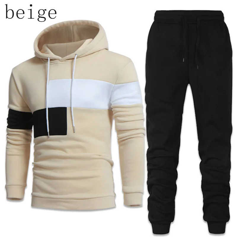 Новинка 2021, мужской спортивный костюм, модный Повседневный свитер с капюшоном и брюки из смеси хлопка, костюм из двух предметов, зима
Новинка 2021, мужской спортивный костюм, модный Повседневный свитер с капюшоном и брюки из смеси хлопка, костюм из двух предметов, зима