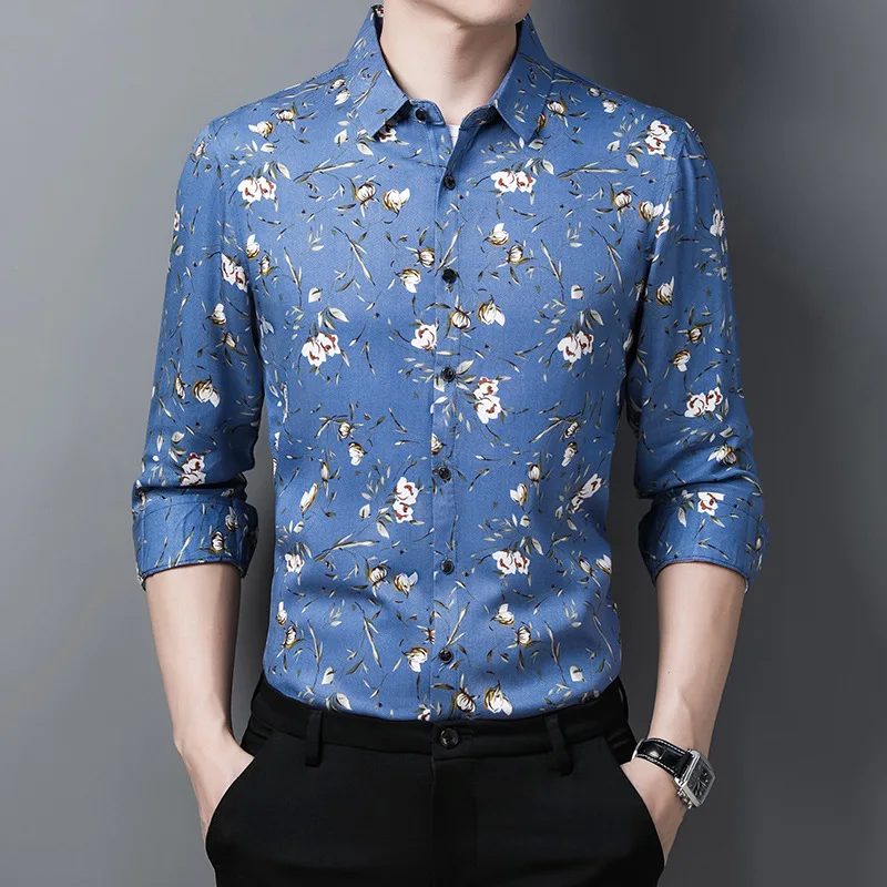 Business casual young middle-age turn-down callor long sleeve shirt Autumn New quality mercerized cotton luxury men shirt M-XXXL
Business casual young middle-age turn-down callor long sleeve shirt Autumn New quality mercerized cotton luxury men shirt M-XXXL