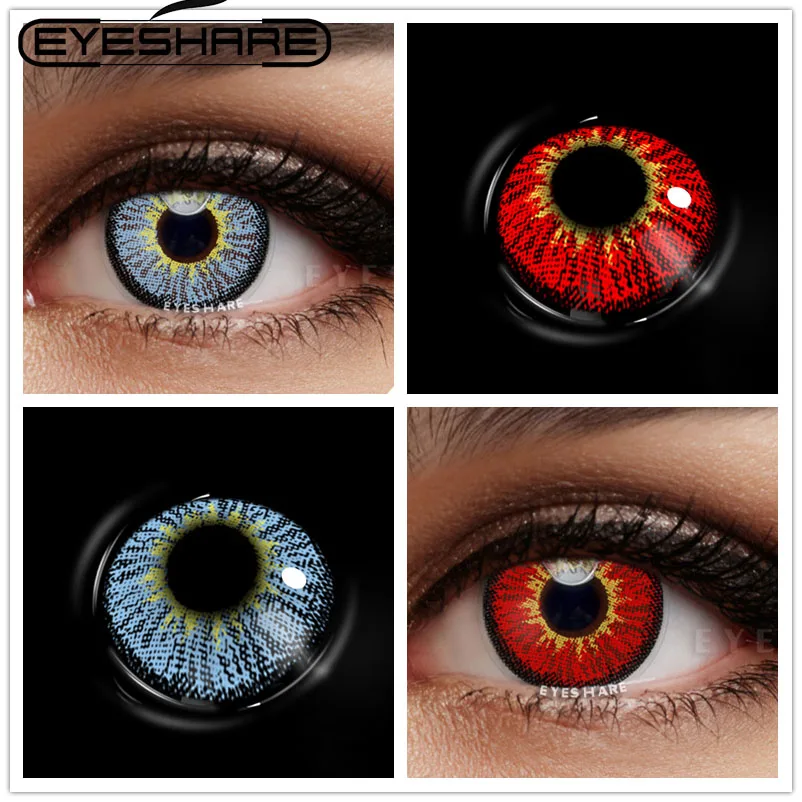 Цветные контактные линзы EYESHARE для глаз Аниме Косплей цветные линзы ed синие зеленые линзы для Хэллоуина контактные линзы Красота Макияж
Цветные контактные линзы EYESHARE для глаз Аниме Косплей цветные линзы ed синие зеленые линзы для Хэллоуина контактные линзы Красота Макияж