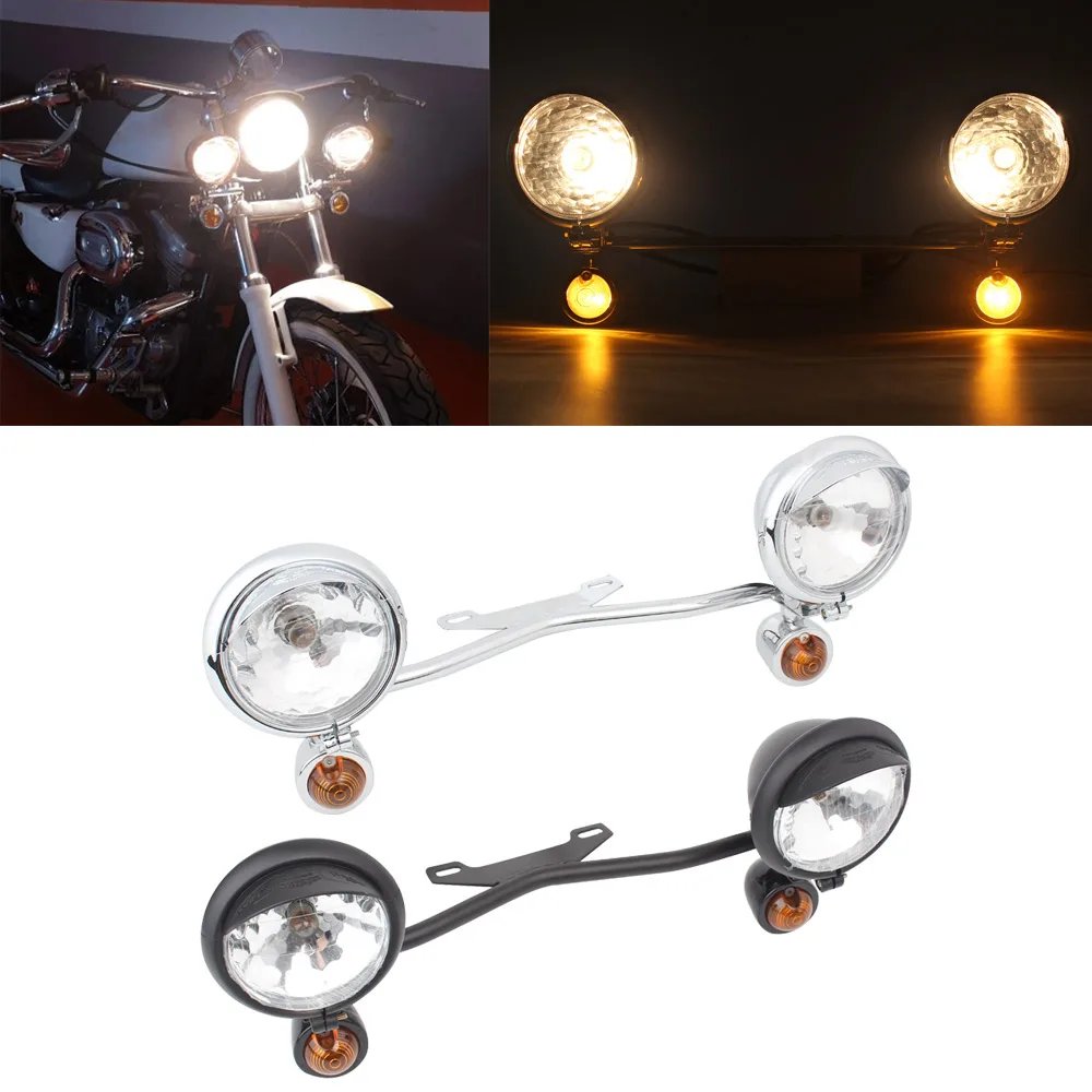 Motorcycle Universal Driving Turn Light Bar Fog Spot Light Turn Signals Mount fit for Honda Suzuki Kawasaki Yamaha Cruisers
Motorcycle Universal Driving Turn Light Bar Fog Spot Light Turn Signals Mount fit for Honda Suzuki Kawasaki Yamaha Cruisers