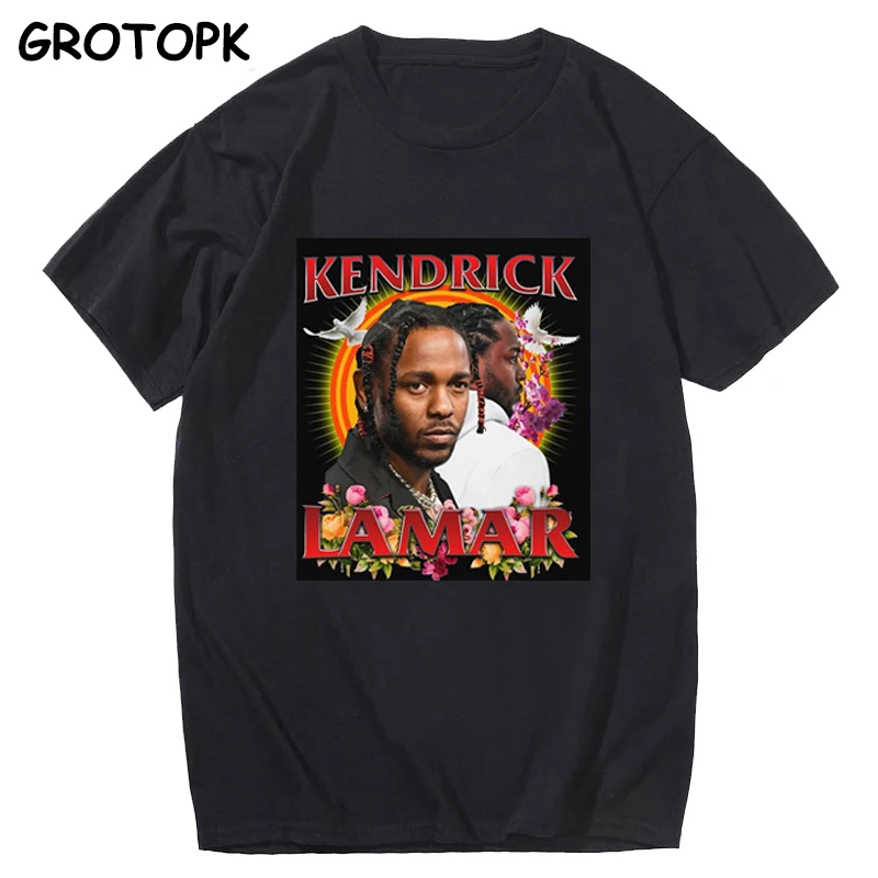 Футболка Kendrick Lamar футболки хип хоп Makaveli Rapper рэп музыка уважение поклонники клуба