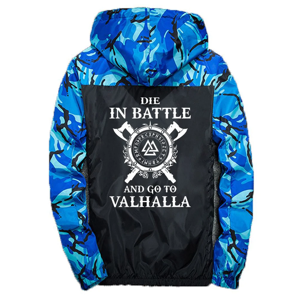 2020 Men's Odin Viking Die In Battle And Go To Valhalla Windbreaker Casual Camou Hoodies Slim Handsome Sports Clothing Coats
2020 Men's Odin Viking Die In Battle And Go To Valhalla Windbreaker Casual Camou Hoodies Slim Handsome Sports Clothing Coats