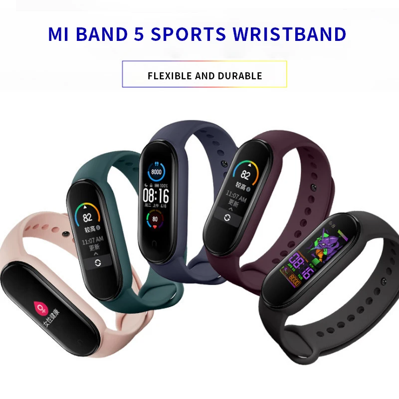 watch band for xiaomi mi band 5 Replacement accessories silicone strap + frame Original solid color Eco-friendly omfortable
watch band for xiaomi mi band 5 Replacement accessories silicone strap + frame Original solid color Eco-friendly omfortable