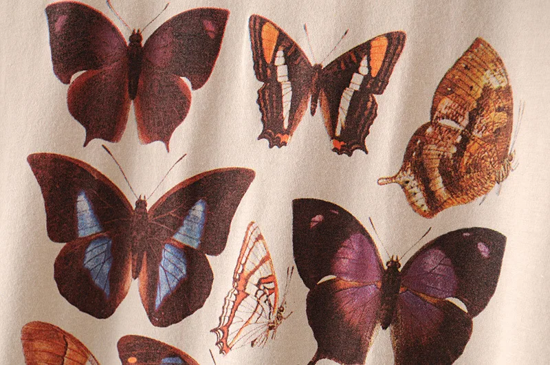 Summer T-shirt Vintage Graphic Tees Oversized Casual Top Female Blusa Butterfly Print Shirt Women O-Neck Short Sleeve
Summer T-shirt Vintage Graphic Tees Oversized Casual Top Female Blusa Butterfly Print Shirt Women O-Neck Short Sleeve