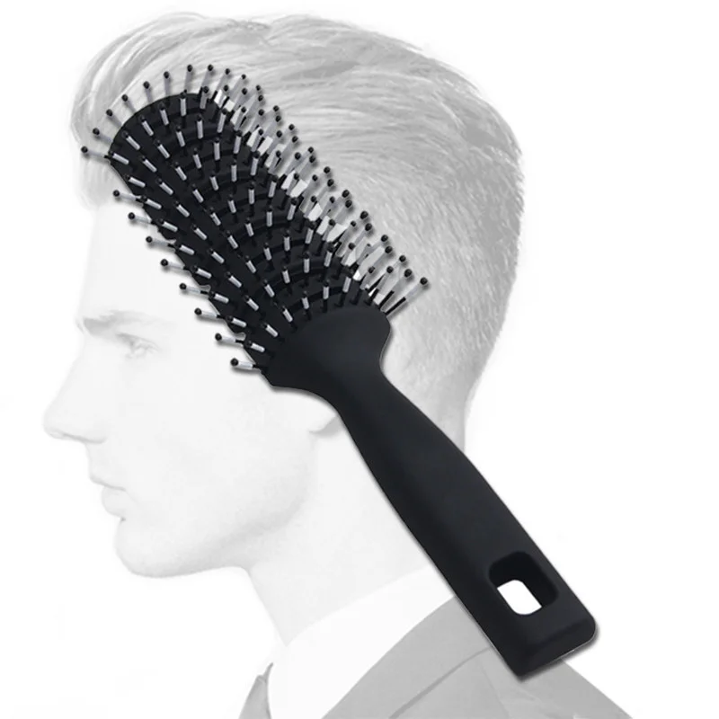 Men Professional Ribs Hairbrush Big Bent Comb Wet Plastic Nylon Massage Hair Care Styling Hair Combs Hair Accessories
Men Professional Ribs Hairbrush Big Bent Comb Wet Plastic Nylon Massage Hair Care Styling Hair Combs Hair Accessories