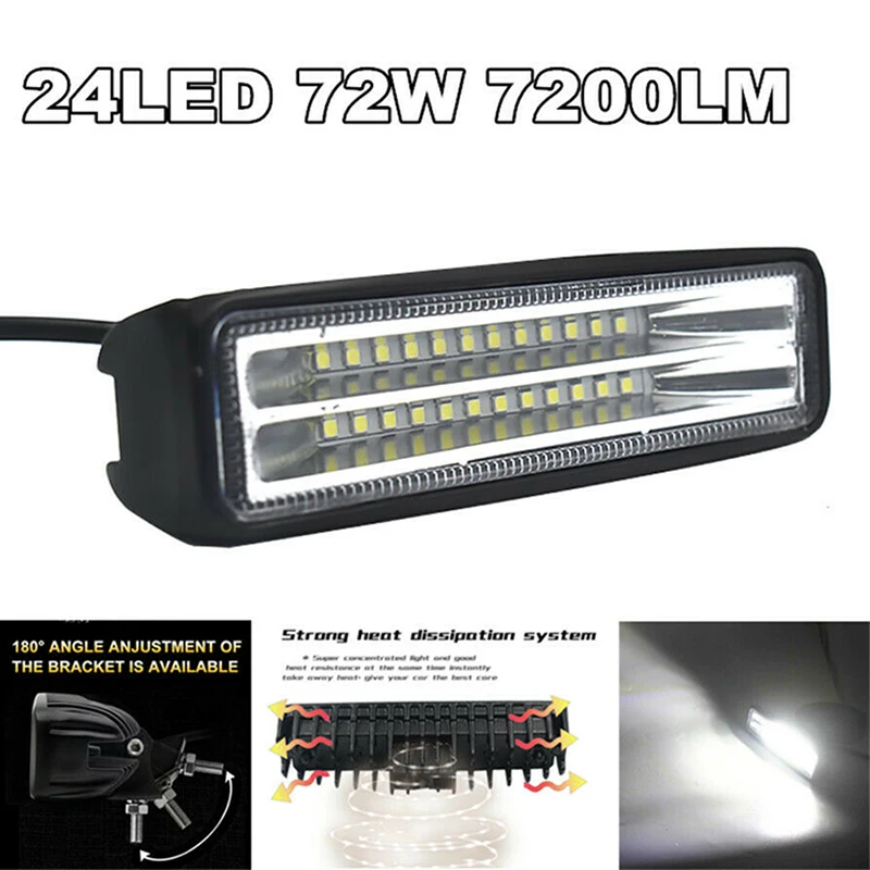 1x6 "72W 7200LM автомобильный внедорожный светодиодный Рабочий фонарь для грузовика полноприводная противотуманная фара дальнего света
1x6 "72W 7200LM автомобильный внедорожный светодиодный Рабочий фонарь для грузовика полноприводная противотуманная фара дальнего света