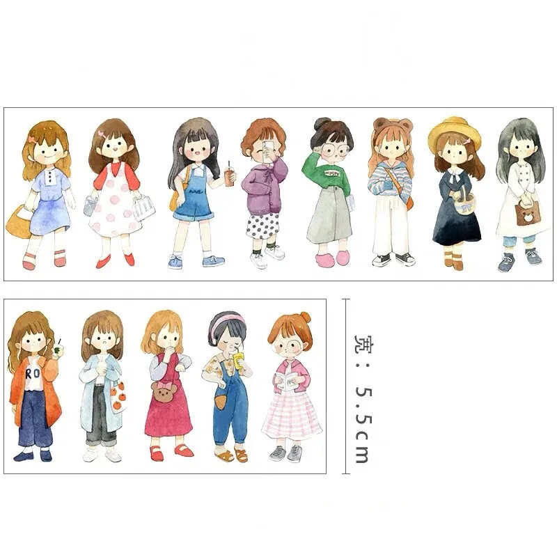 2020 Cute Girls Clothes Washi Tapes Bullet Journal Masking Tape Adhesive Tape DIY Scrapbooking Washi Stickers
2020 Cute Girls Clothes Washi Tapes Bullet Journal Masking Tape Adhesive Tape DIY Scrapbooking Washi Stickers