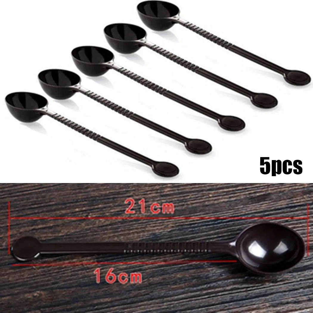 5Pcs 10g Plastic Measuring Spoon For Baking Coffee Milk Tea with Long Handle Baking Tool Kitchen Accessories Coffee Spoon
5Pcs 10g Plastic Measuring Spoon For Baking Coffee Milk Tea with Long Handle Baking Tool Kitchen Accessories Coffee Spoon