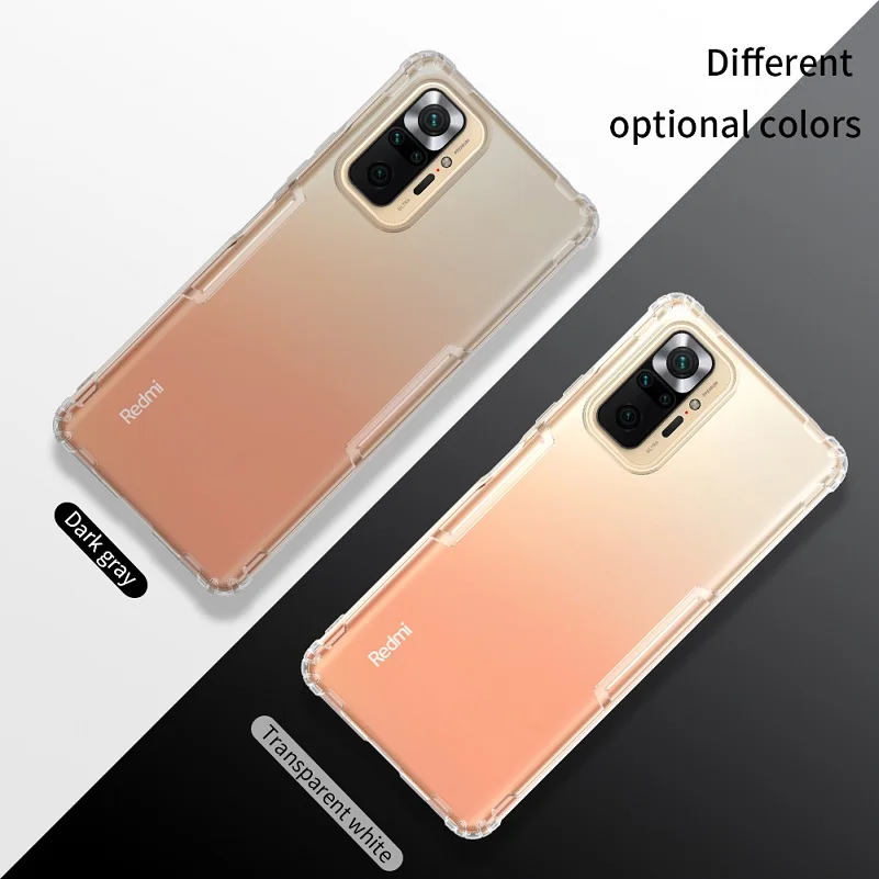 Nillkin Luxury Case For Redmi Note 10 Pro Transparent TPU Case For Note 10 4G Soft Silicon Cover For Note 10 Pro Max/Note 10s
Nillkin Luxury Case For Redmi Note 10 Pro Transparent TPU Case For Note 10 4G Soft Silicon Cover For Note 10 Pro Max/Note 10s