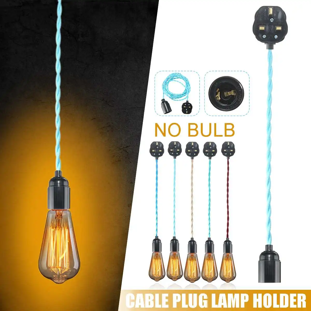 E27 Lamp Bases Holder E27 Socket Vintage Retro Edison Bulb Holder Decor Hanging Lamp Pendant Lights Retro Decoration
E27 Lamp Bases Holder E27 Socket Vintage Retro Edison Bulb Holder Decor Hanging Lamp Pendant Lights Retro Decoration