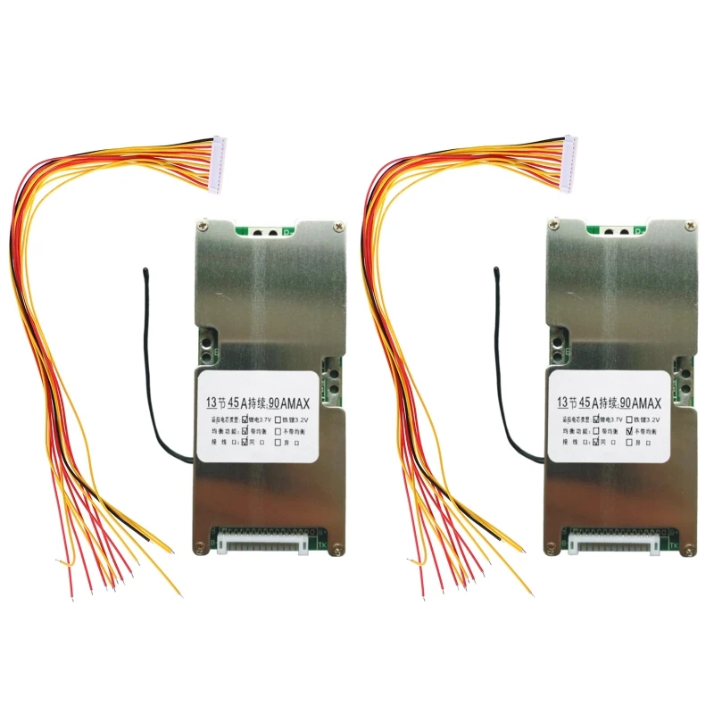 13S 48V 45A Battery Protection Board Li-ion Cell Battery BMS PCB Equalizer Board X4YE
13S 48V 45A Battery Protection Board Li-ion Cell Battery BMS PCB Equalizer Board X4YE