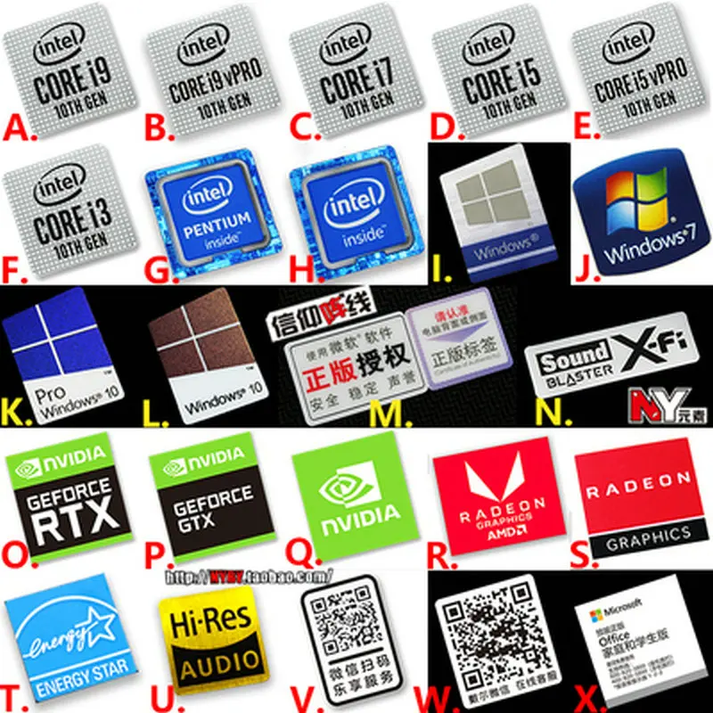 Оригинальный ноутбук десять поколения core i9 i7 i5 i3 win10 наклейка маленькая золотая стандартная этикетка для процессора компьютера
Оригинальный ноутбук десять поколения core i9 i7 i5 i3 win10 наклейка маленькая золотая стандартная этикетка для процессора компьютера