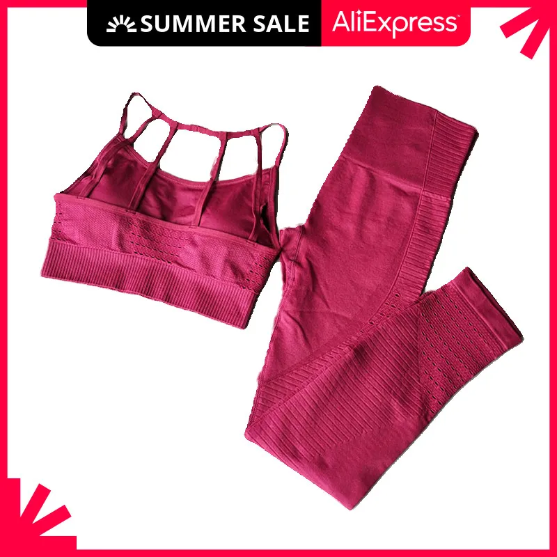 Женский спортивный бюстгальтер для фитнеса, спортивные Леггинсы, бесшовный комплект для йоги, тренировочная одежда для тренировок, спортив... 
Женский спортивный бюстгальтер для фитнеса, спортивные Леггинсы, бесшовный комплект для йоги, тренировочная одежда для тренировок, спортив...