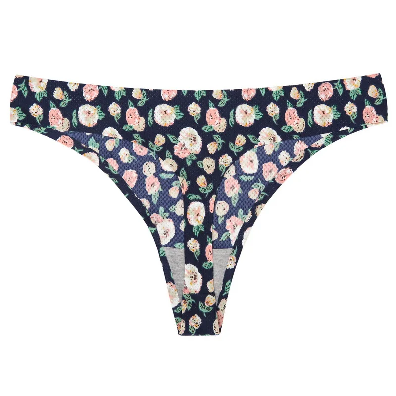 New Arrival Ladies Underwear Women Cotton Floral Printed Sexy G String Thong Low Waist T-back Seamless Lingerie Panties US Size
New Arrival Ladies Underwear Women Cotton Floral Printed Sexy G String Thong Low Waist T-back Seamless Lingerie Panties US Size