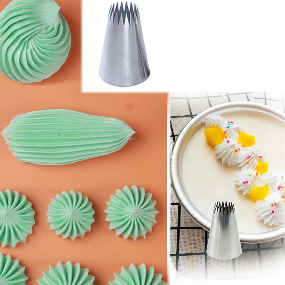 Piping Pastry Nozzle Large Russian Icing Tips Cupcake Baking Tools Cake Decorating Stainless Steel Nozzles Kitchen Tools 5pcs
Piping Pastry Nozzle Large Russian Icing Tips Cupcake Baking Tools Cake Decorating Stainless Steel Nozzles Kitchen Tools 5pcs