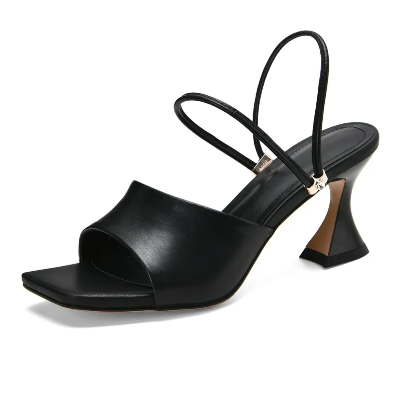 Woman Shoes New 2021 Summer Fashion Genuine Leather Sandals Shoes Sexy High Heels Open Toe Black White Dress Party Wedding Shoes
Woman Shoes New 2021 Summer Fashion Genuine Leather Sandals Shoes Sexy High Heels Open Toe Black White Dress Party Wedding Shoes