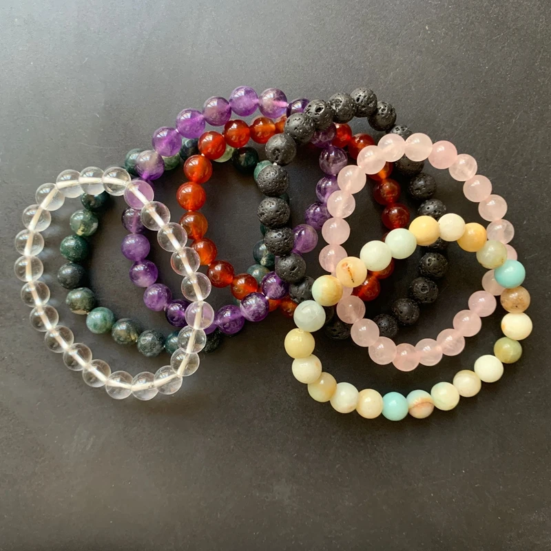 7 Chakra Reiki Healing Natural Stone Yoga Healing Spiritual Energy Bracelet 8mm Handmade Wrist Decor 1pc
7 Chakra Reiki Healing Natural Stone Yoga Healing Spiritual Energy Bracelet 8mm Handmade Wrist Decor 1pc
