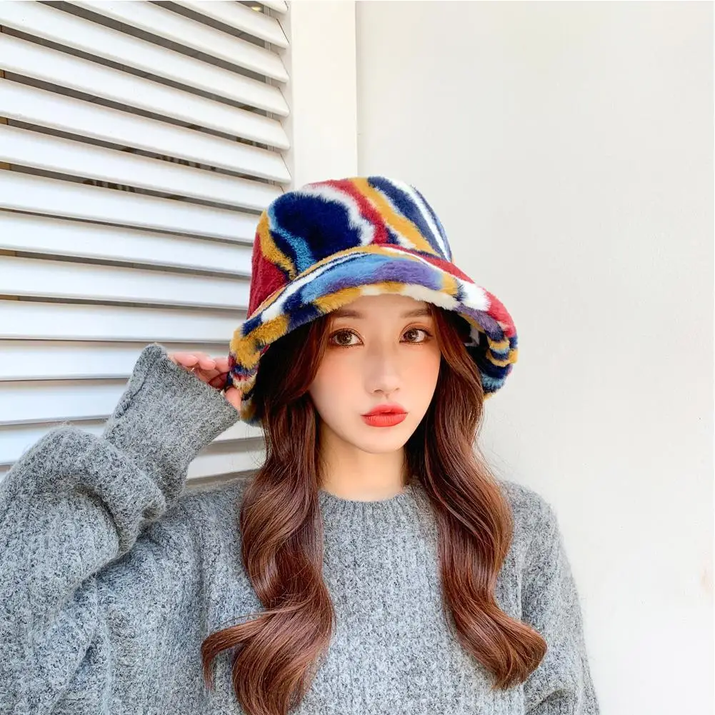 Fashion Adjustable Imitation Lamb Wool Bucket Hat Autumn Winter Outdoor Fisherman Hat Keep Warm Cute Trendy Cap For Women Lady
Fashion Adjustable Imitation Lamb Wool Bucket Hat Autumn Winter Outdoor Fisherman Hat Keep Warm Cute Trendy Cap For Women Lady